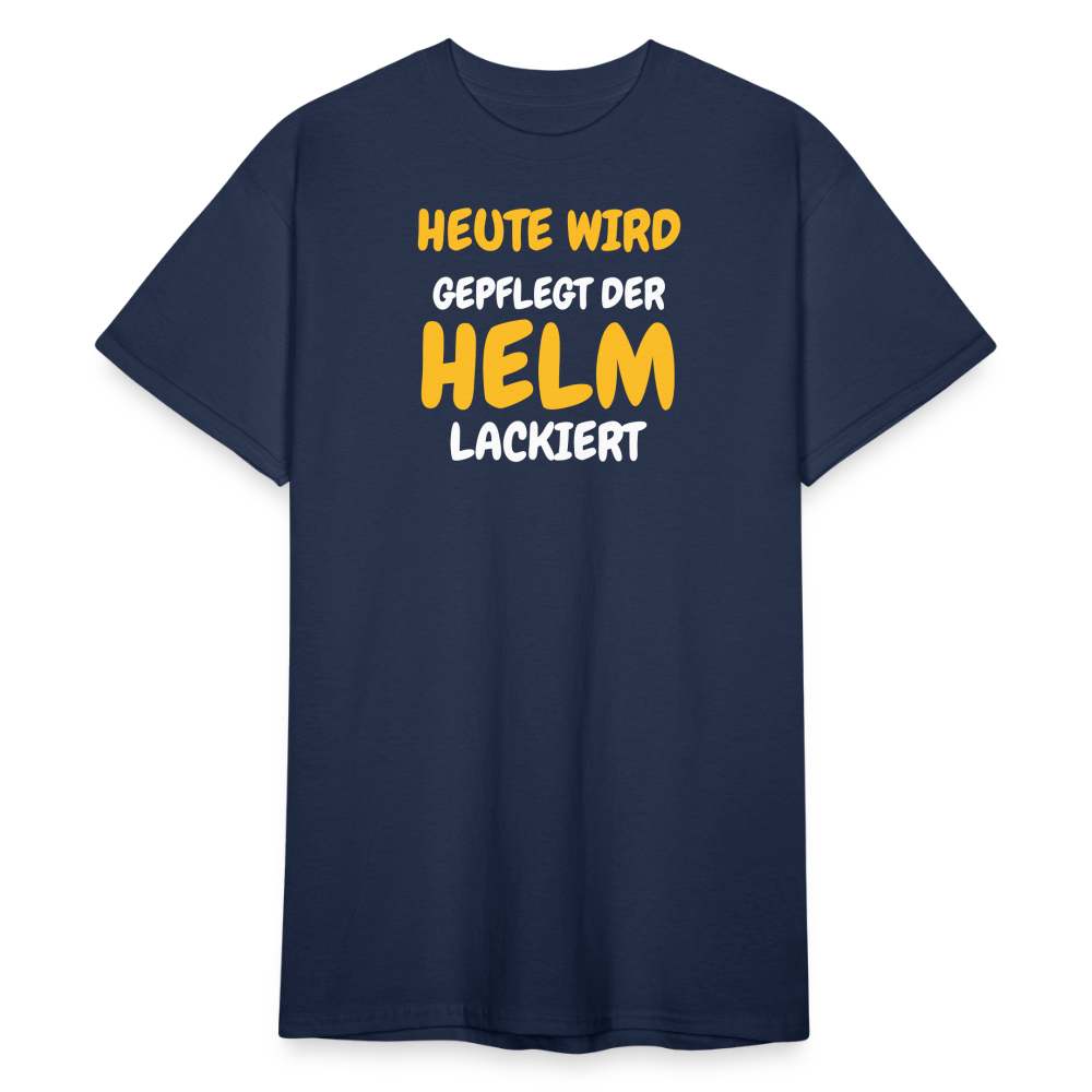 SSW1790 Tshirt HEUTE WIRD DER HELM LACKIERT - Navy