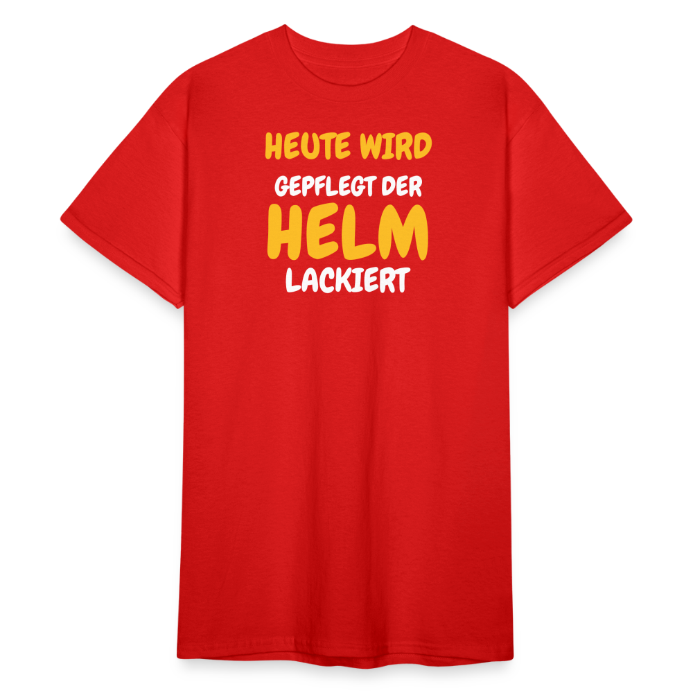 SSW1790 Tshirt HEUTE WIRD DER HELM LACKIERT - Rot