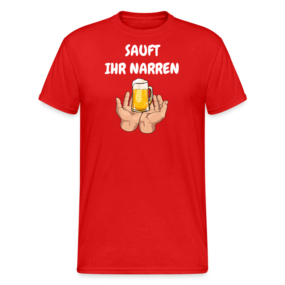 SSW1794 Tshirt SAUFT IHR NARREN - Rot