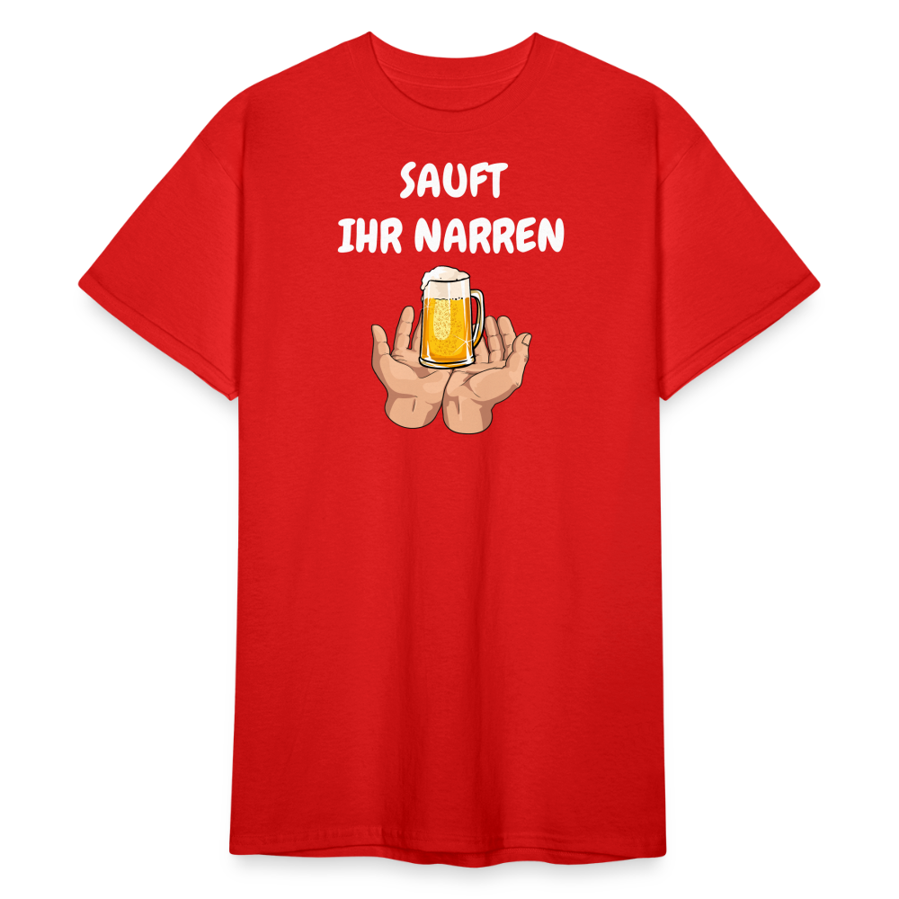 SSW1794 Tshirt SAUFT IHR NARREN - Rot