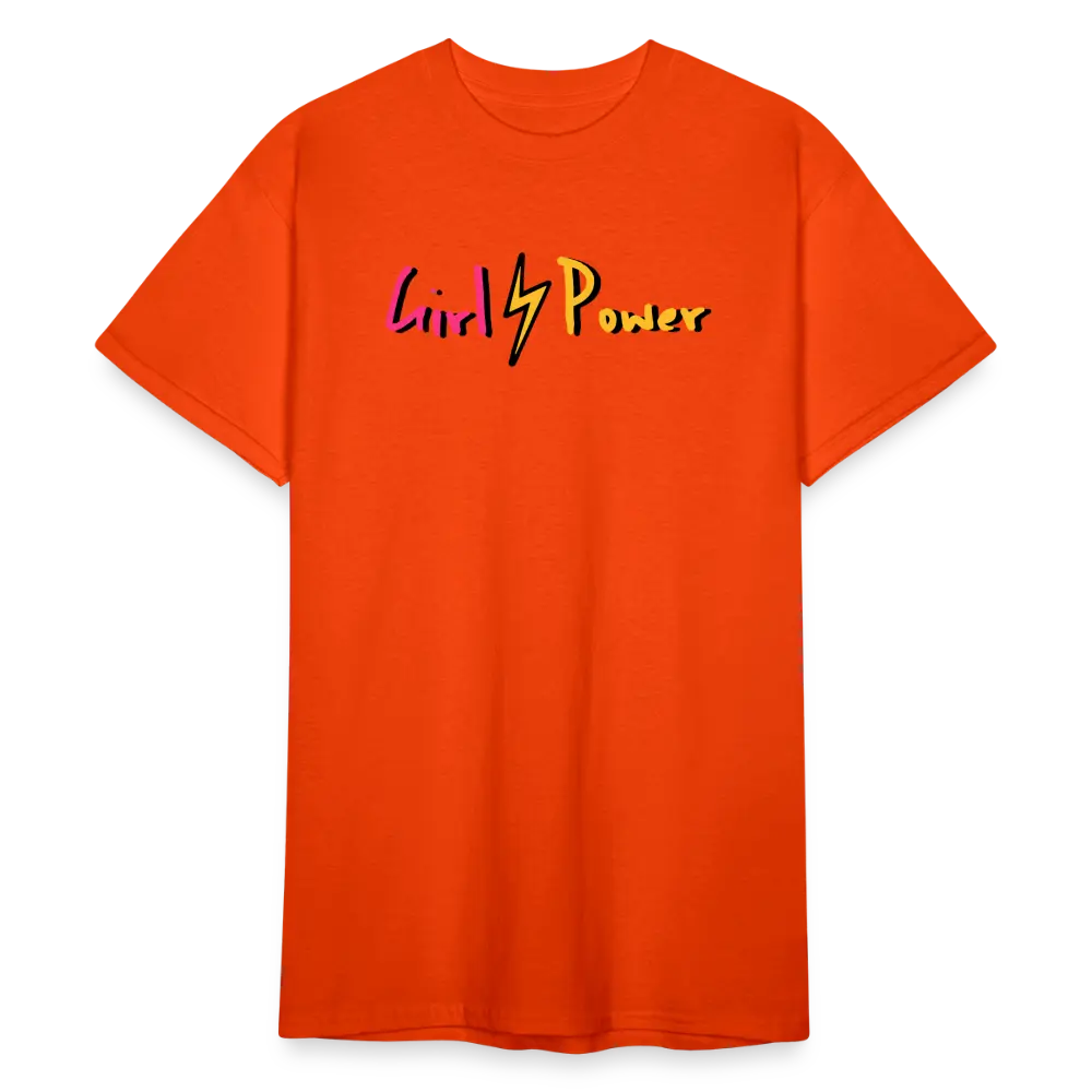 SSW1795 Tshirt Mädchen Power Blitz - kräftig Orange