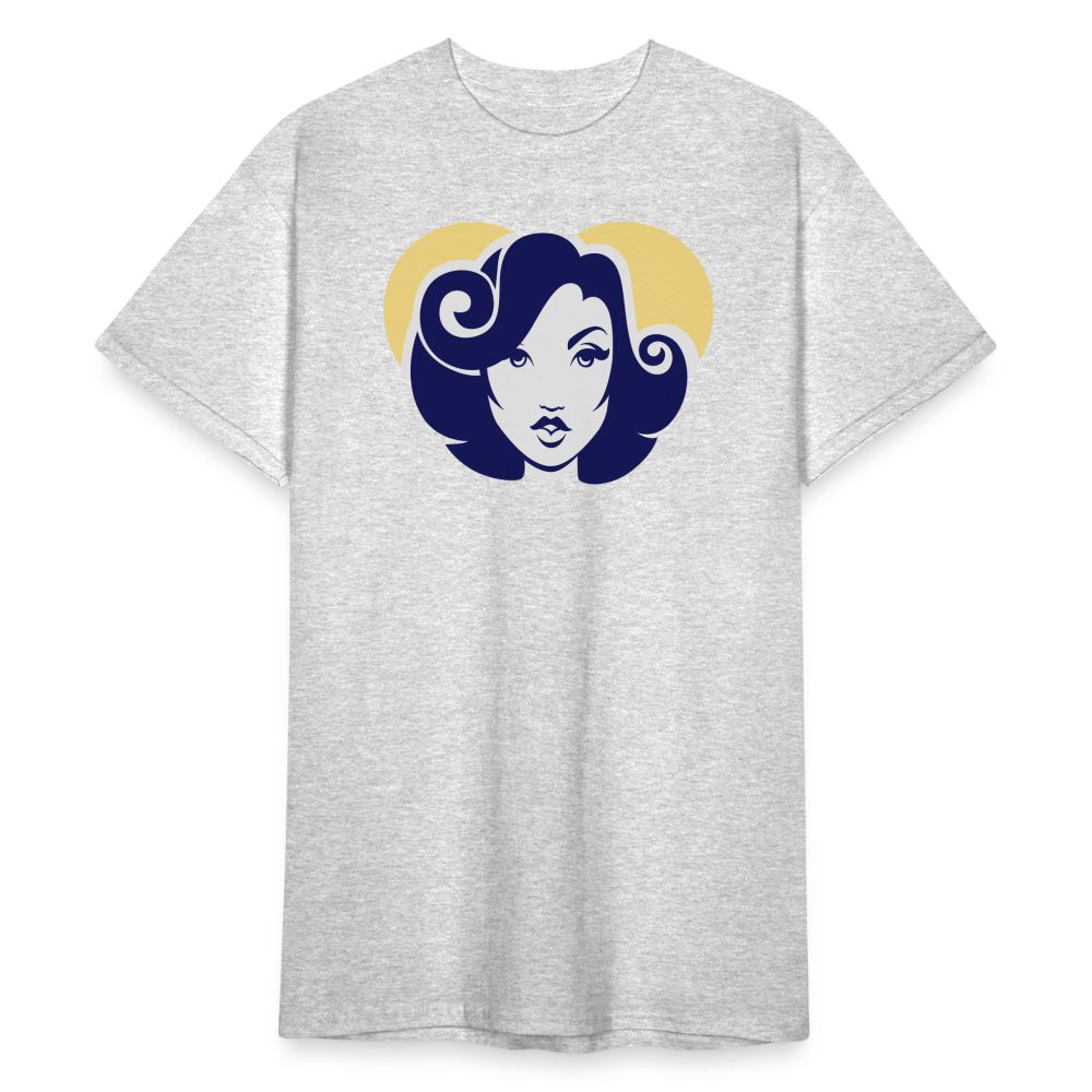 SSW1797 Tshirt Retro Frau - Grau meliert