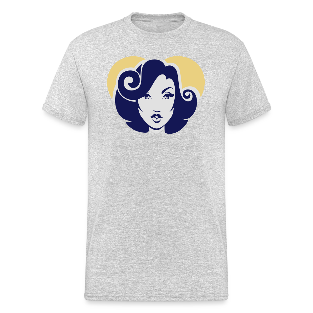 SSW1797 Tshirt Retro Frau - Grau meliert