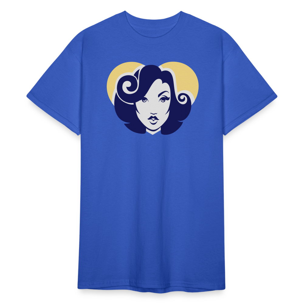 SSW1797 Tshirt Retro Frau - Königsblau