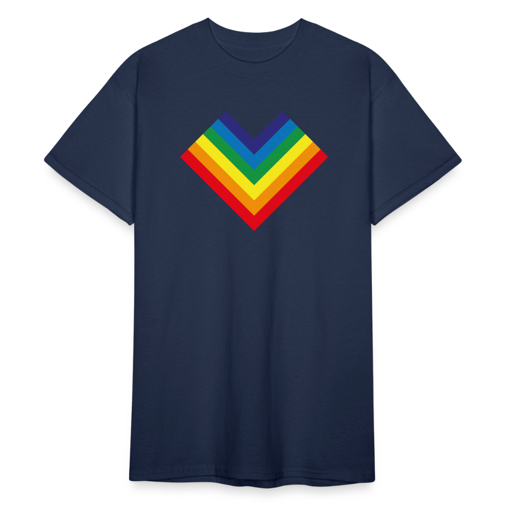 SSW1798 Tshirt Regenbogenherz - Navy