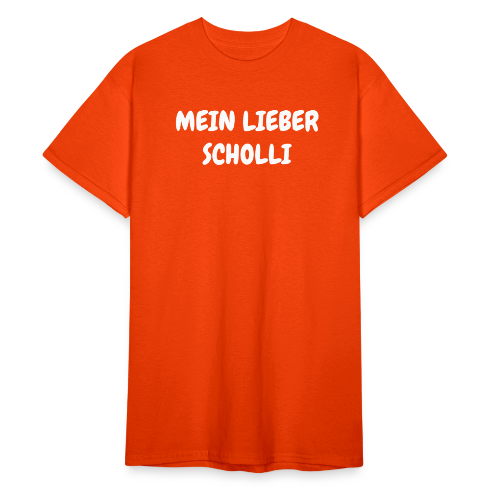SSW1806 Tshirt MEIN LIEBER SCHOLLI - kräftig Orange