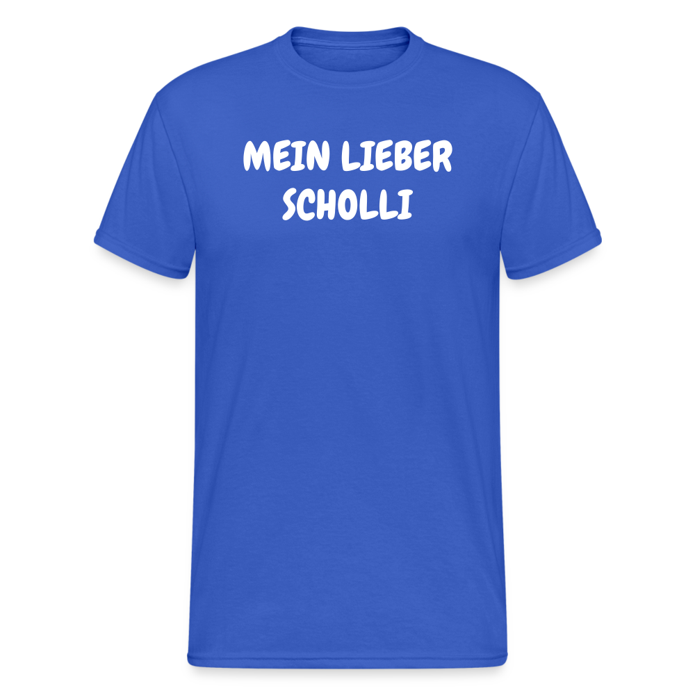 SSW1806 Tshirt MEIN LIEBER SCHOLLI - Königsblau