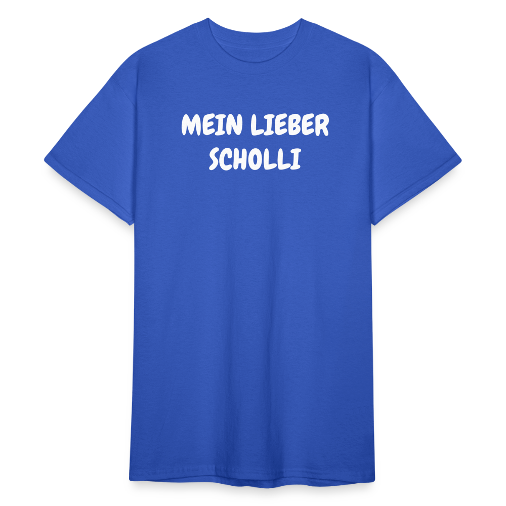 SSW1806 Tshirt MEIN LIEBER SCHOLLI - Königsblau
