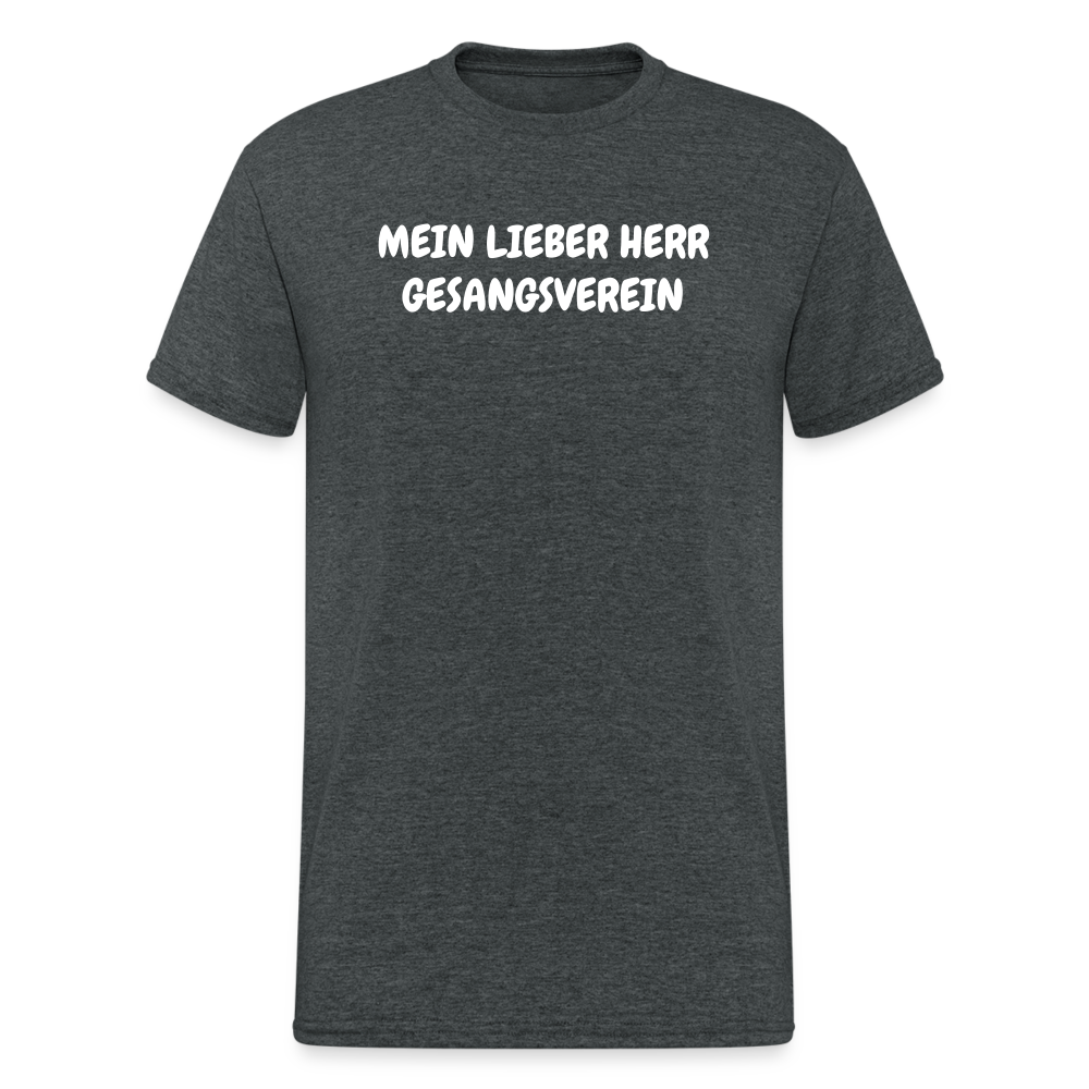 SSW1807 Tshirt MEIN LIEBER HERR GESANGSVEREIN - Dunkelgrau meliert