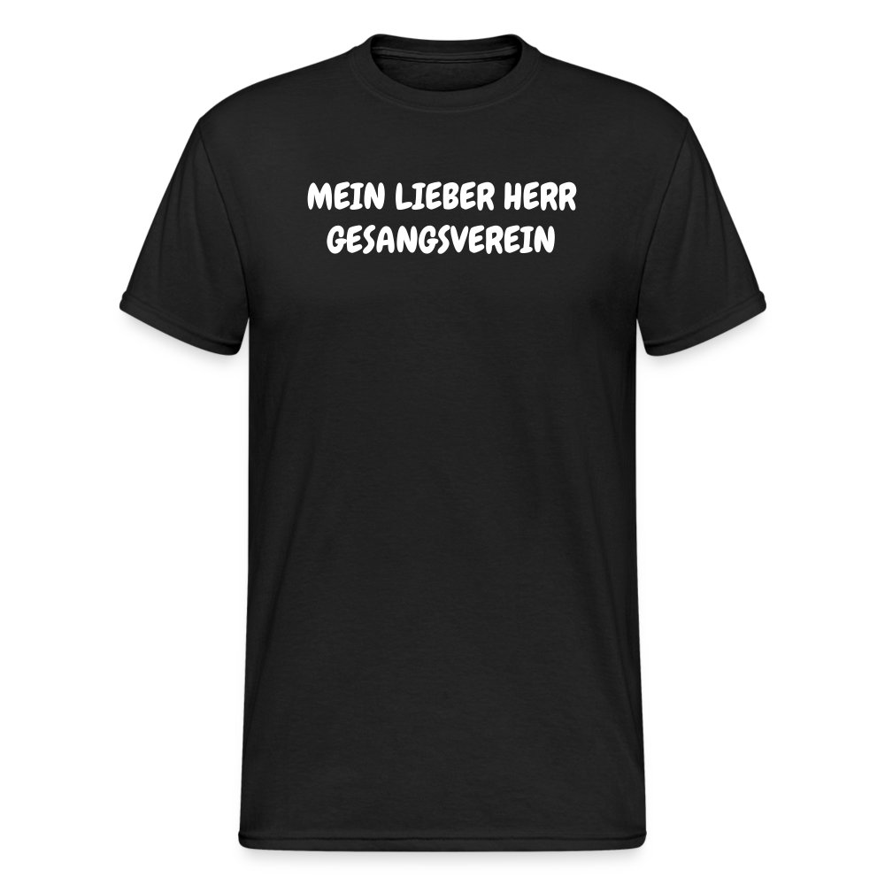 SSW1807 Tshirt MEIN LIEBER HERR GESANGSVEREIN - Schwarz