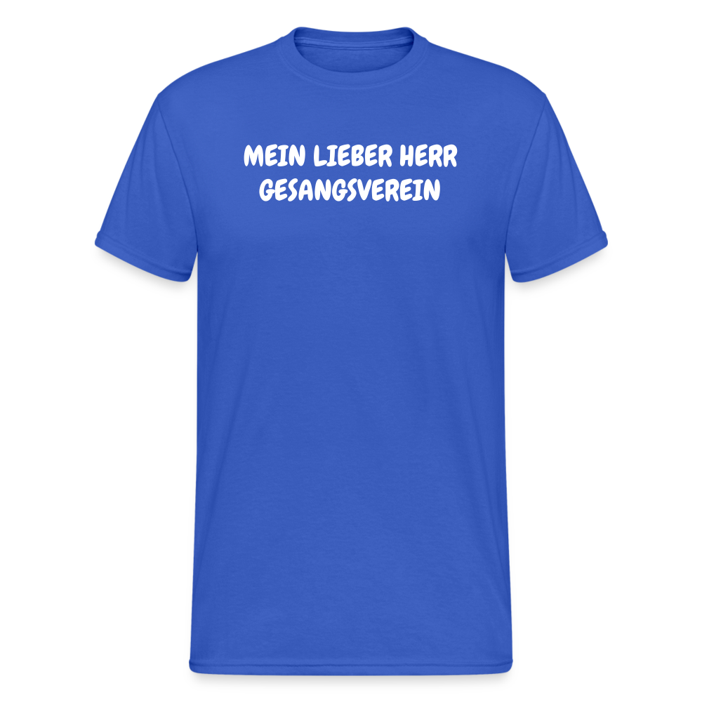 SSW1807 Tshirt MEIN LIEBER HERR GESANGSVEREIN - Königsblau