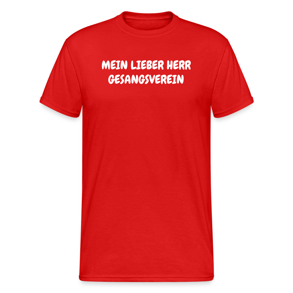 SSW1807 Tshirt MEIN LIEBER HERR GESANGSVEREIN - Rot