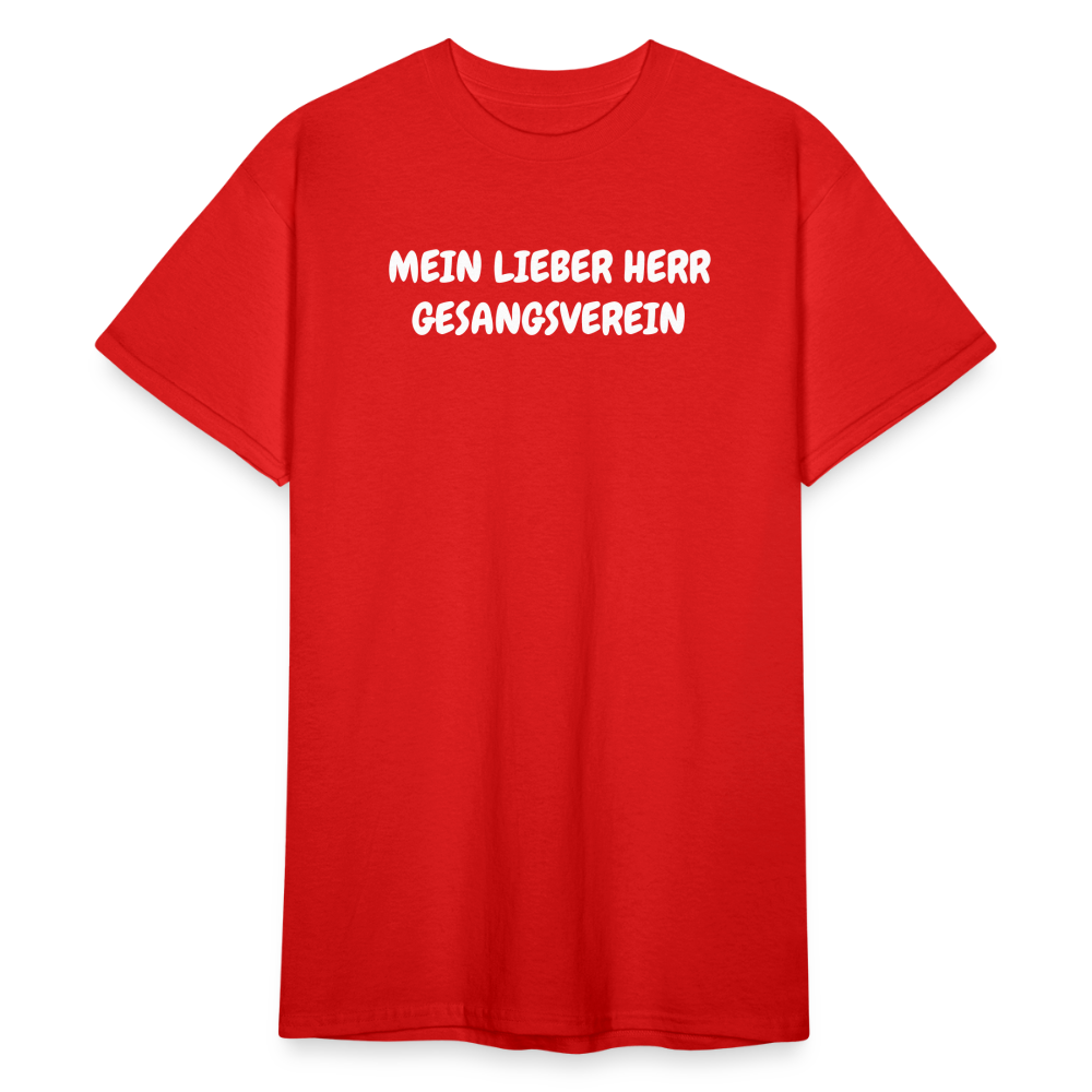 SSW1807 Tshirt MEIN LIEBER HERR GESANGSVEREIN - Rot
