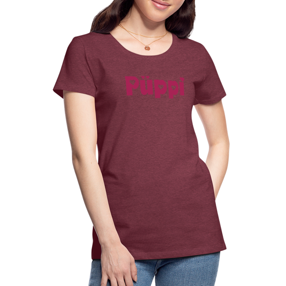 SSW1809 Tshirt Püppi - Bordeauxrot meliert