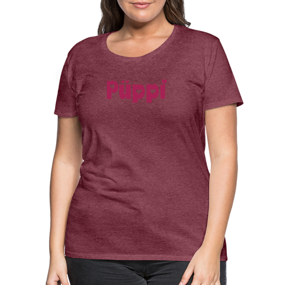 SSW1809 Tshirt Püppi - Bordeauxrot meliert