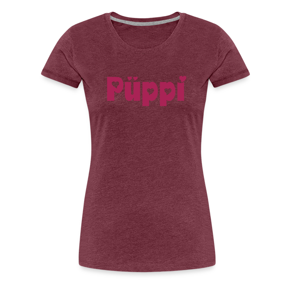 SSW1809 Tshirt Püppi - Bordeauxrot meliert