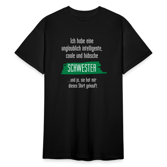 SSW1813 Tshirt coole Schwester - Schwarz