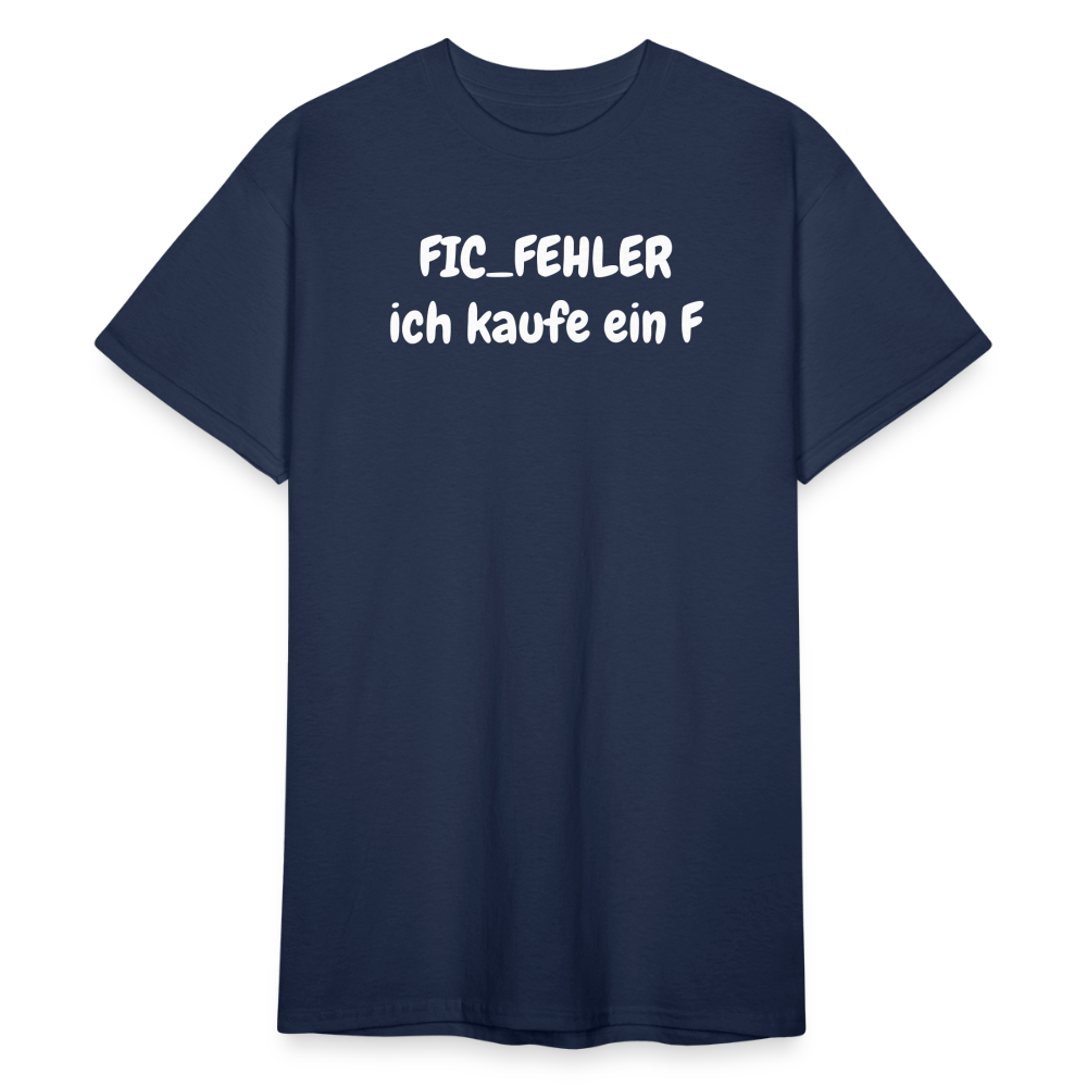 SSW1814 Tshirt FIC_FEHLER ich kaufe ein F - Navy