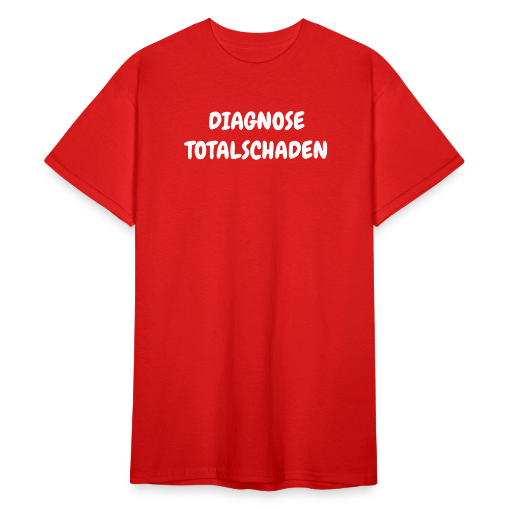 SSW1811 Tshirt DIAGNOSE TOTALSCHADEN - Rot
