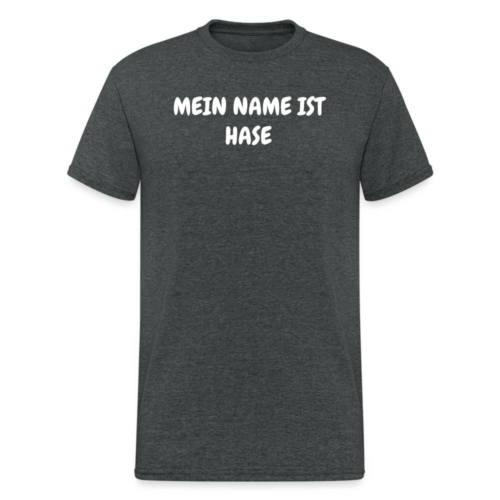 SSW1814 Tshirt MEIN NAME IST HASE - Dunkelgrau meliert