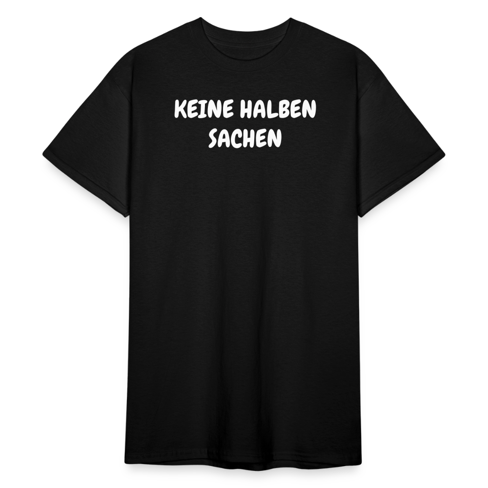 SSW1815 Tshirt KEINE HALBEN SACHEN - Schwarz
