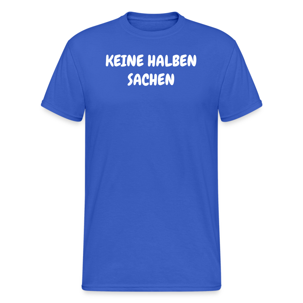 SSW1815 Tshirt KEINE HALBEN SACHEN - Königsblau