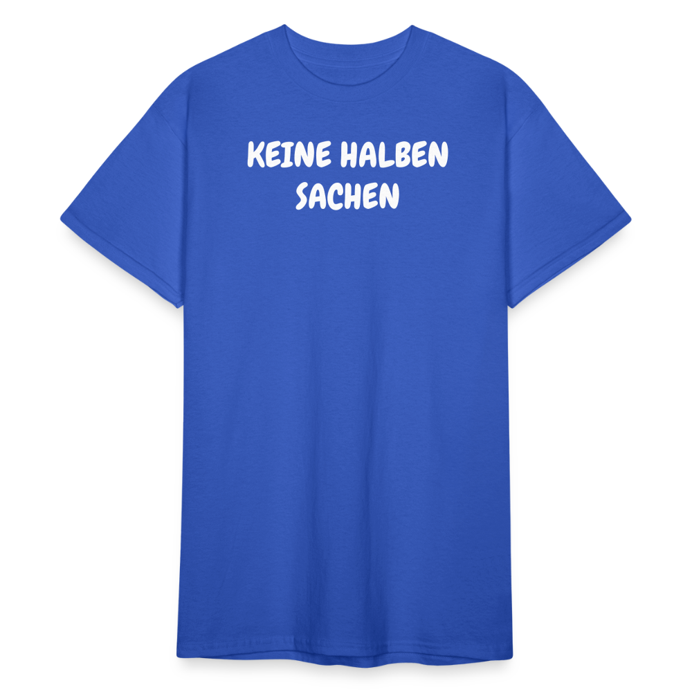 SSW1815 Tshirt KEINE HALBEN SACHEN - Königsblau