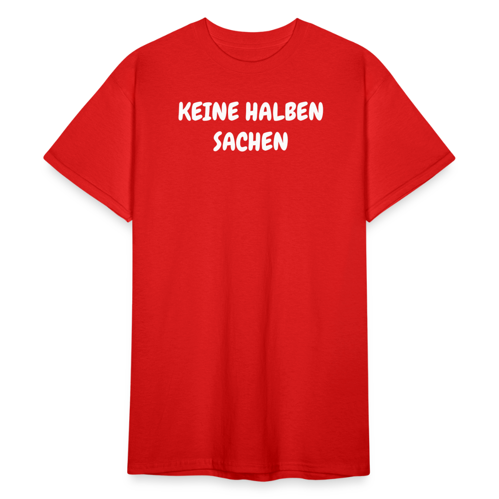 SSW1815 Tshirt KEINE HALBEN SACHEN - Rot