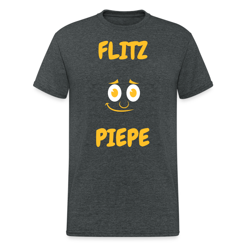 SSW1823 Tshirt FLITZ PIEPE - Dunkelgrau meliert