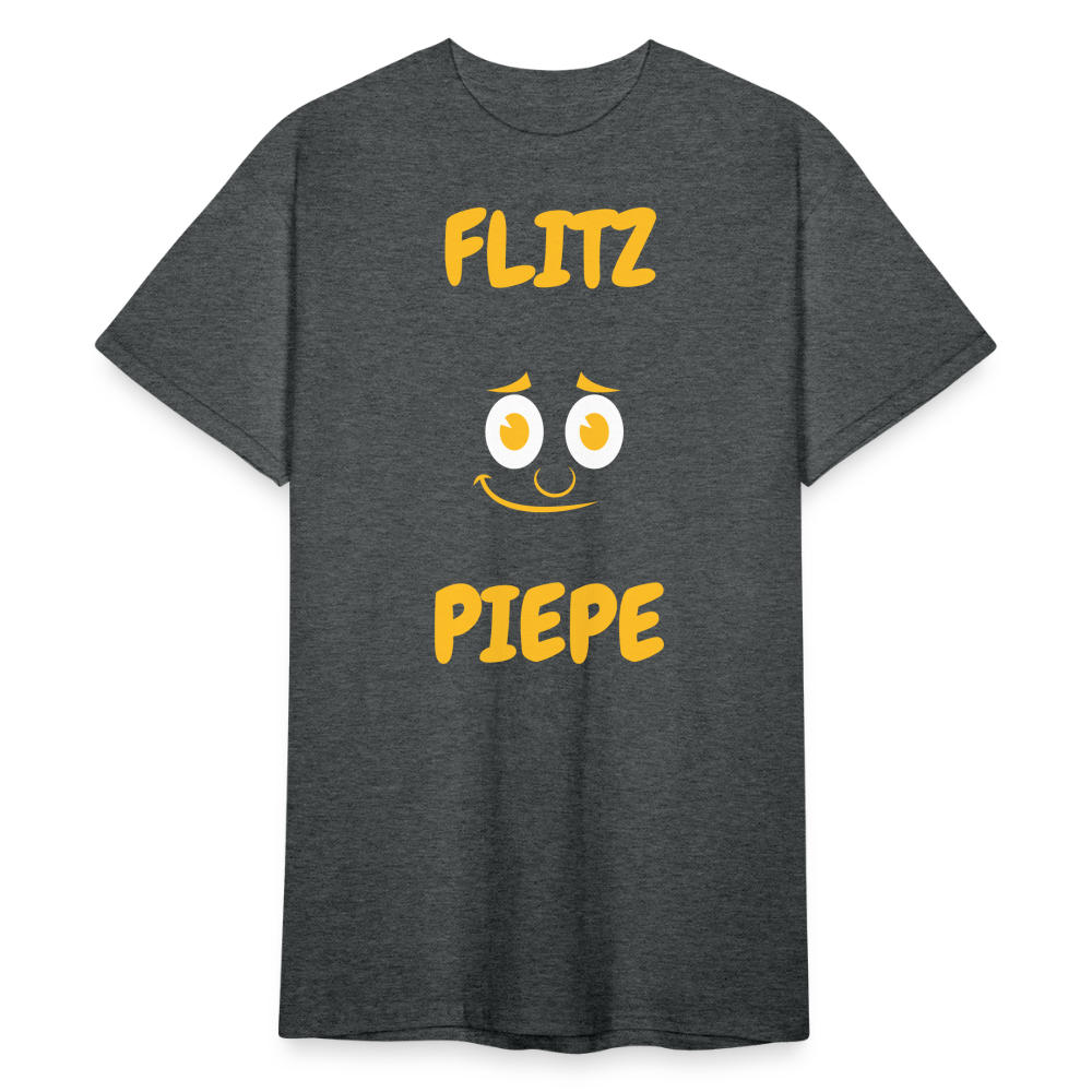 SSW1823 Tshirt FLITZ PIEPE - Dunkelgrau meliert
