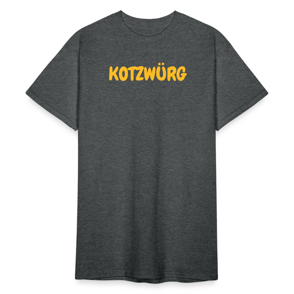 SSW1824 Tshirt KOTZWÜRG - Dunkelgrau meliert