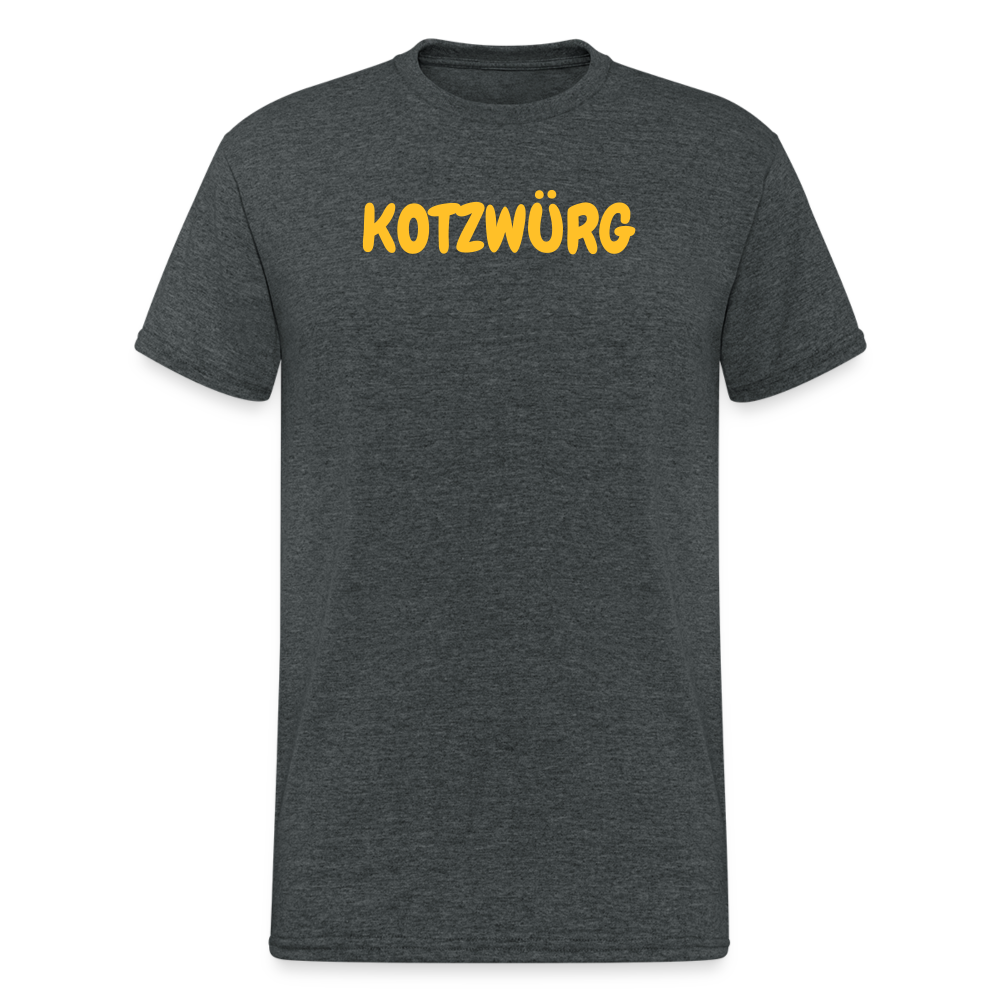 SSW1824 Tshirt KOTZWÜRG - Dunkelgrau meliert