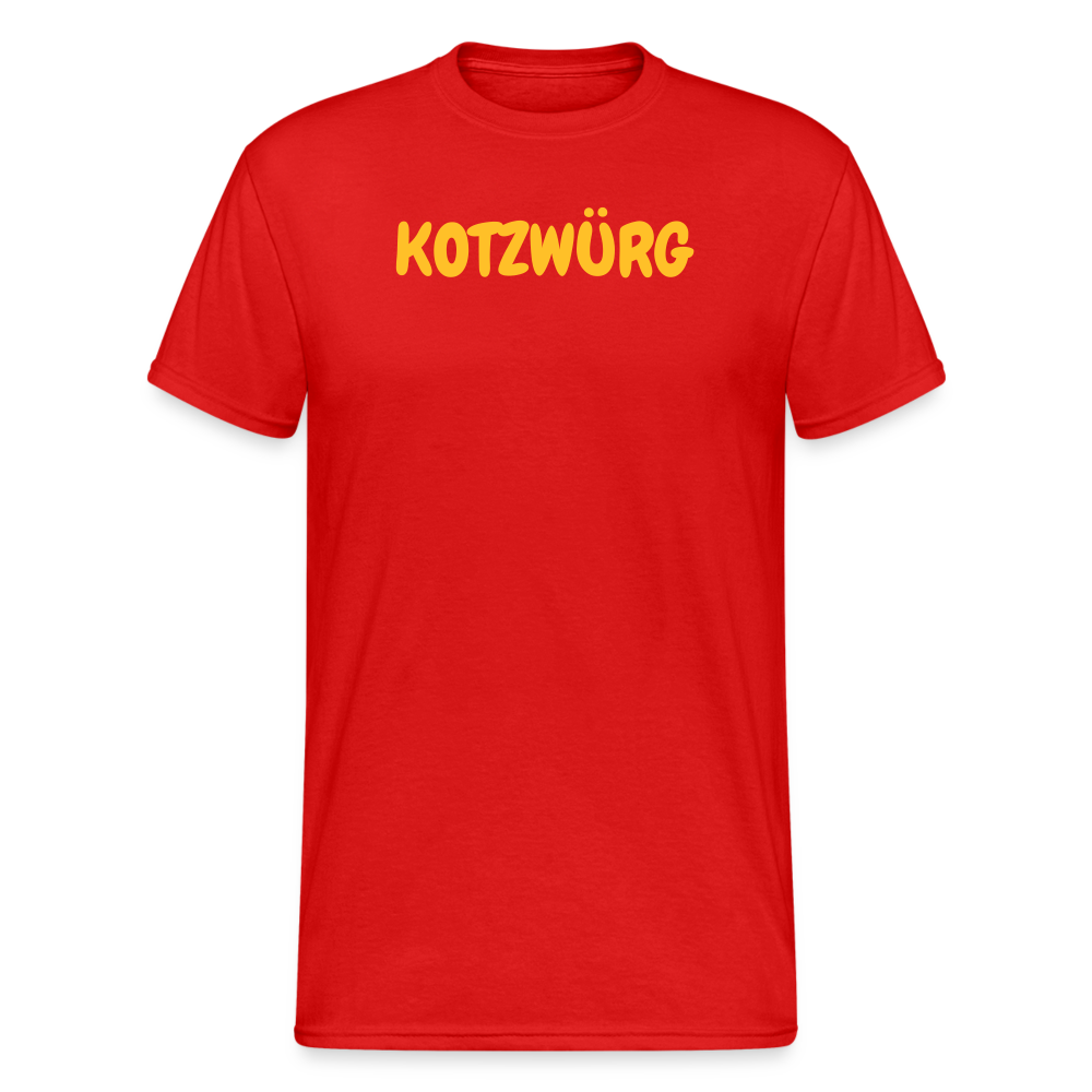 SSW1824 Tshirt KOTZWÜRG - Rot
