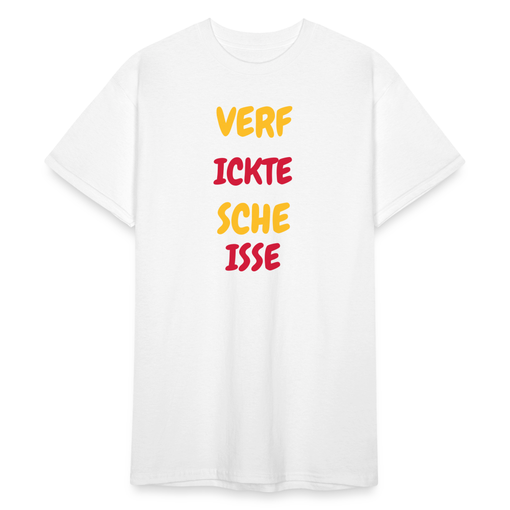 SSW1829 Tshirt VERFICKTESCHEISSE - weiß