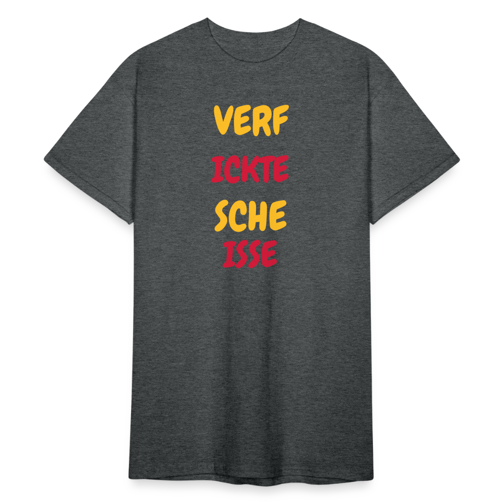 SSW1829 Tshirt VERFICKTESCHEISSE - Dunkelgrau meliert