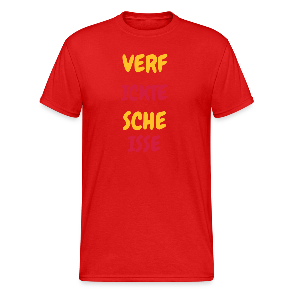 SSW1829 Tshirt VERFICKTESCHEISSE - Rot