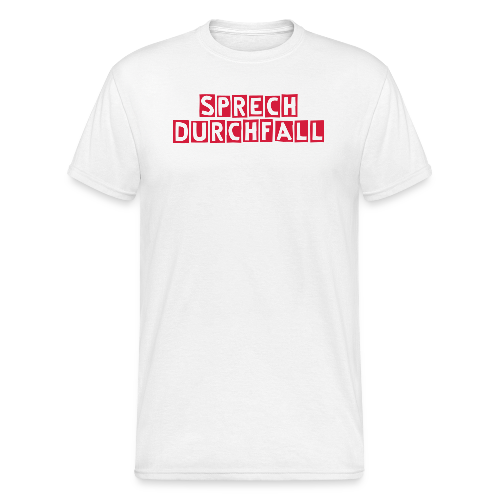 SSW1832 Tshirt Sprech durchfall - weiß