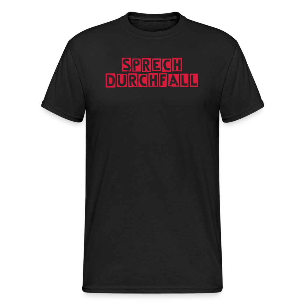 SSW1832 Tshirt Sprech durchfall - Schwarz