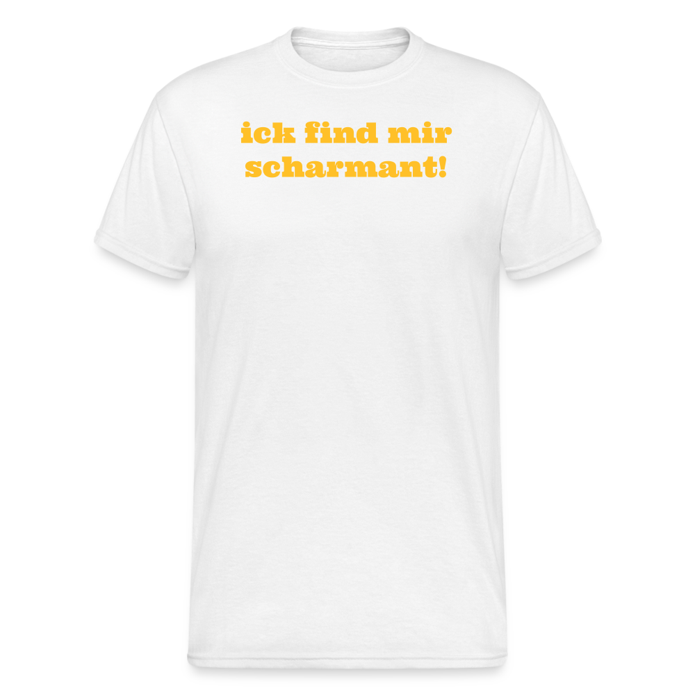 SSW1833 Tshirt ick find mir scharmant! - weiß