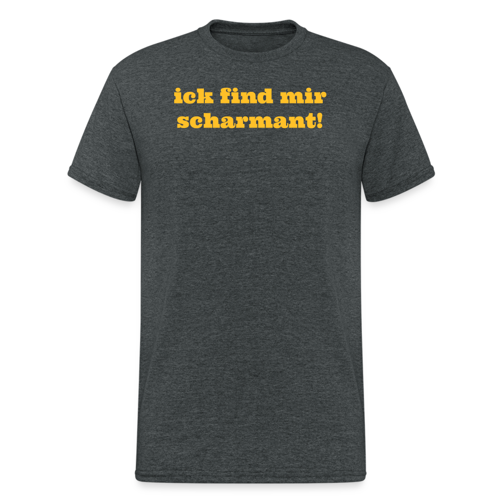 SSW1833 Tshirt ick find mir scharmant! - Dunkelgrau meliert