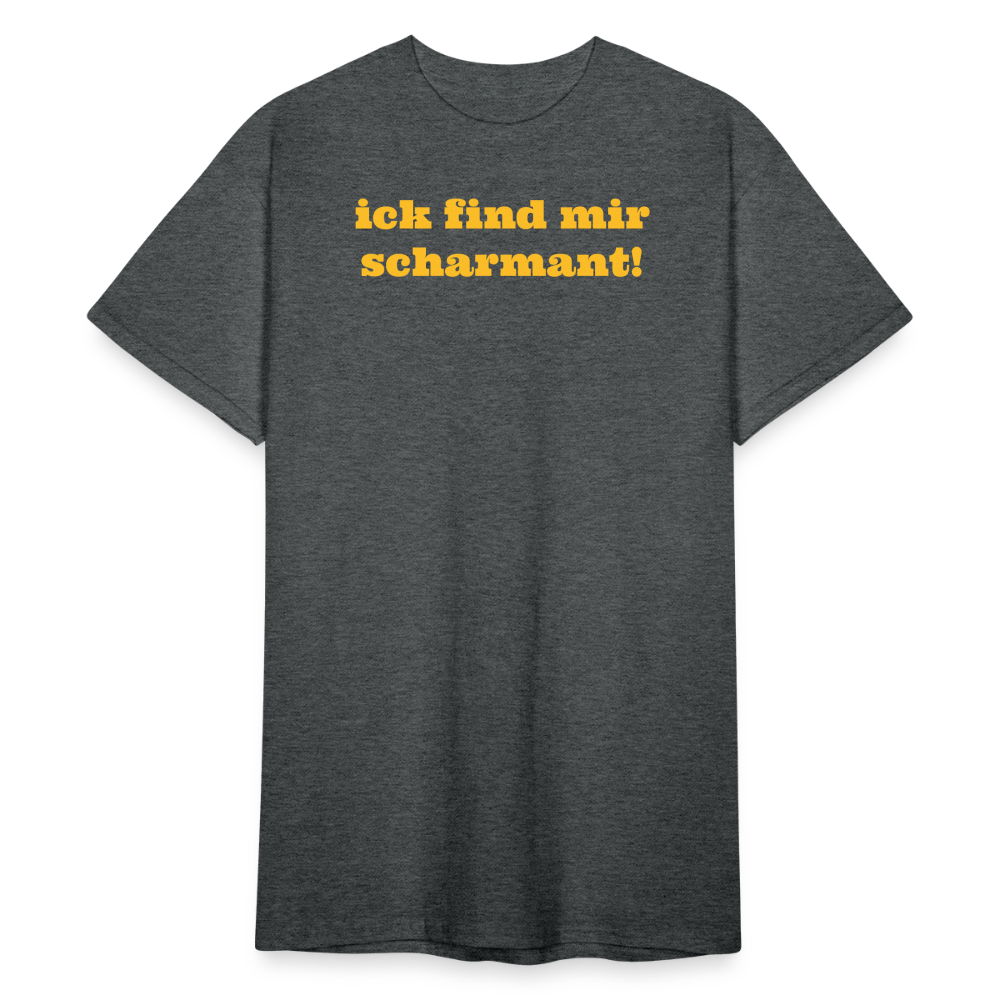 SSW1833 Tshirt ick find mir scharmant! - Dunkelgrau meliert