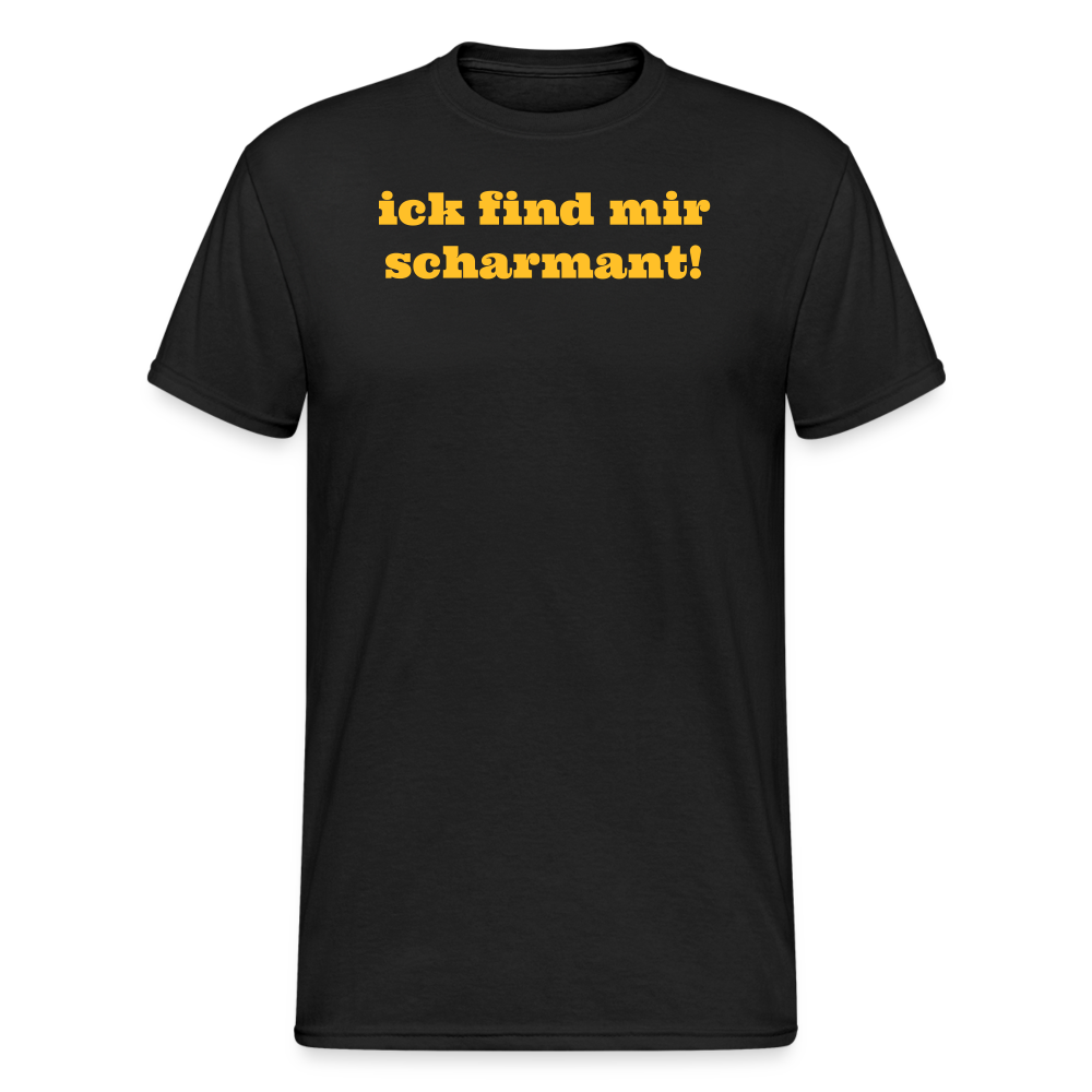 SSW1833 Tshirt ick find mir scharmant! - Schwarz