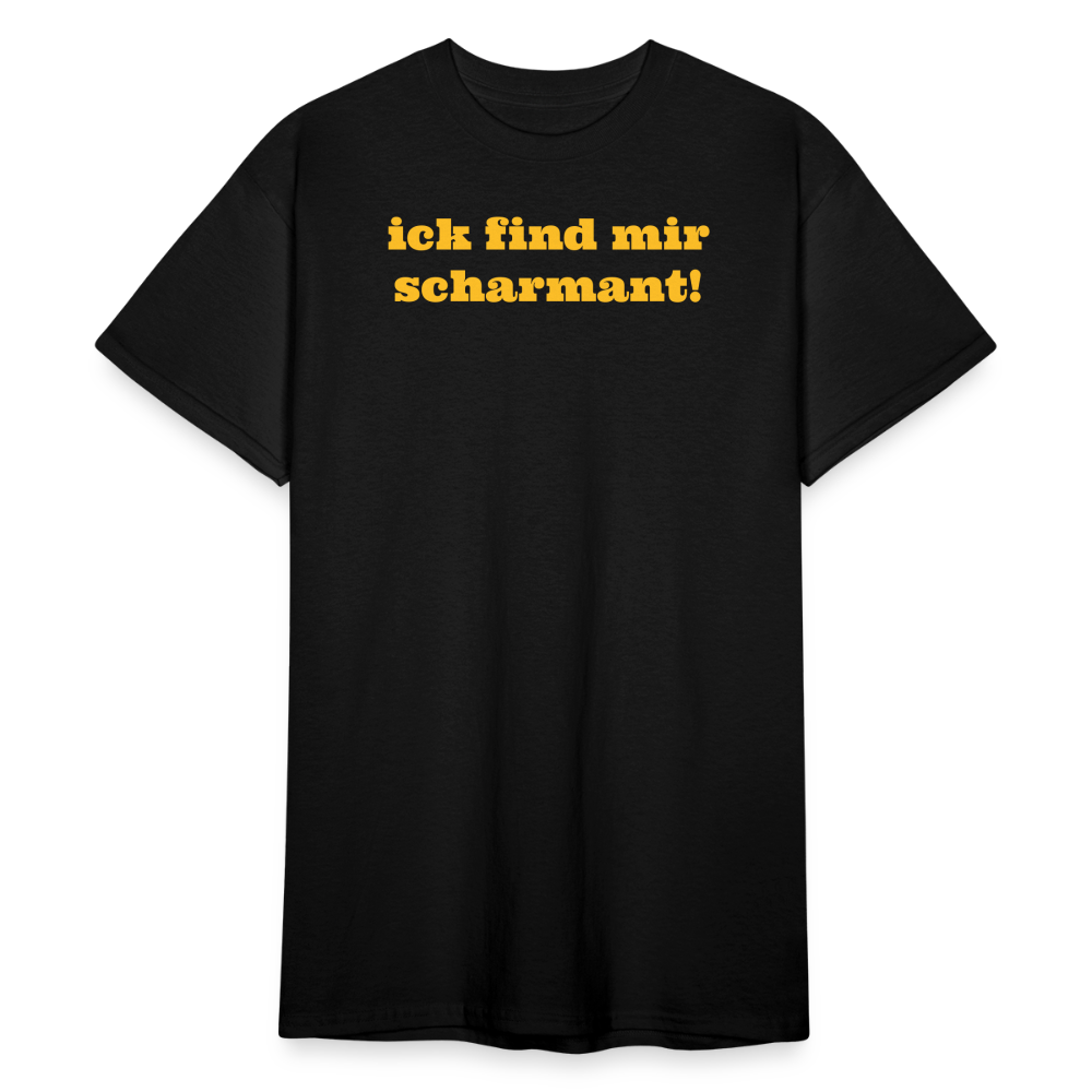 SSW1833 Tshirt ick find mir scharmant! - Schwarz