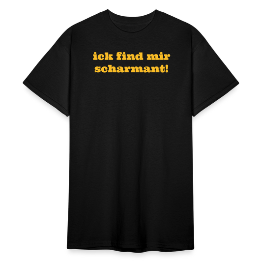 SSW1833 Tshirt ick find mir scharmant! - Schwarz