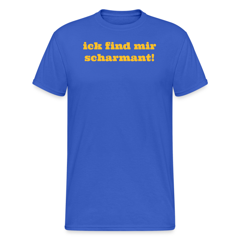 SSW1833 Tshirt ick find mir scharmant! - Königsblau