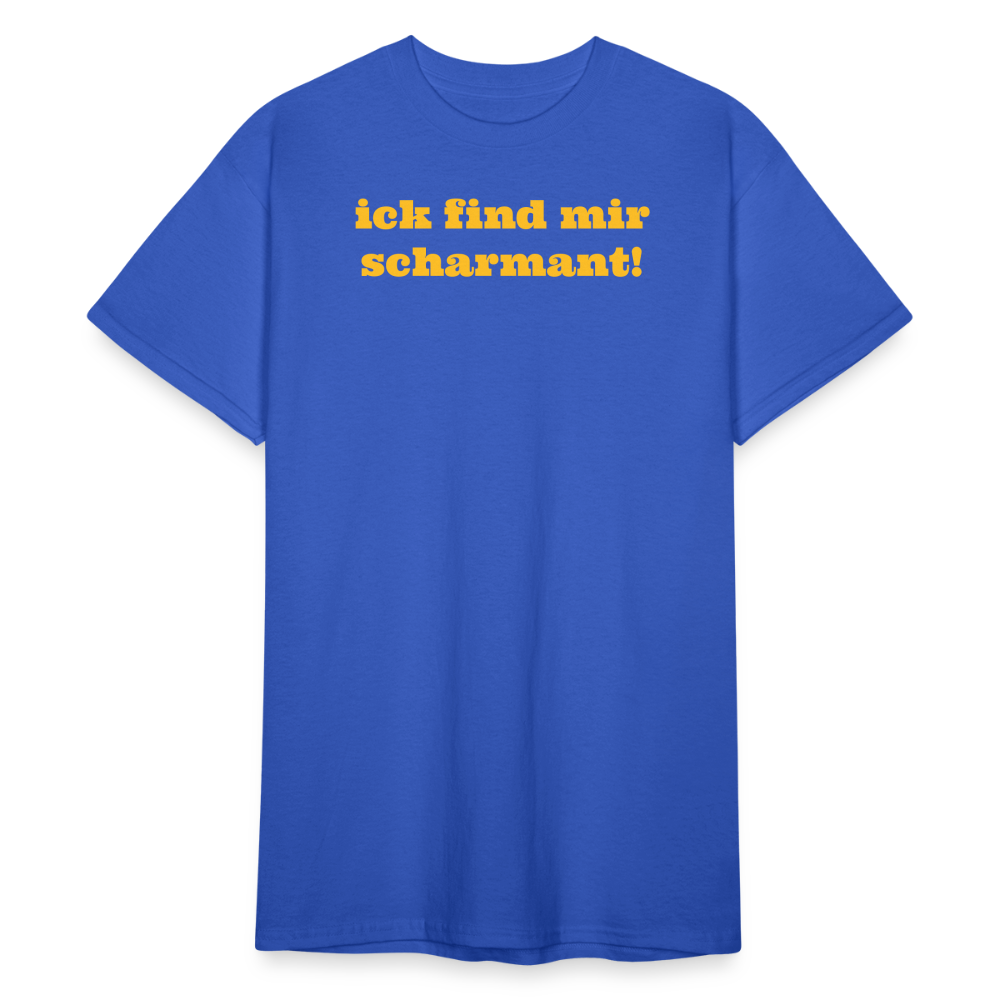 SSW1833 Tshirt ick find mir scharmant! - Königsblau