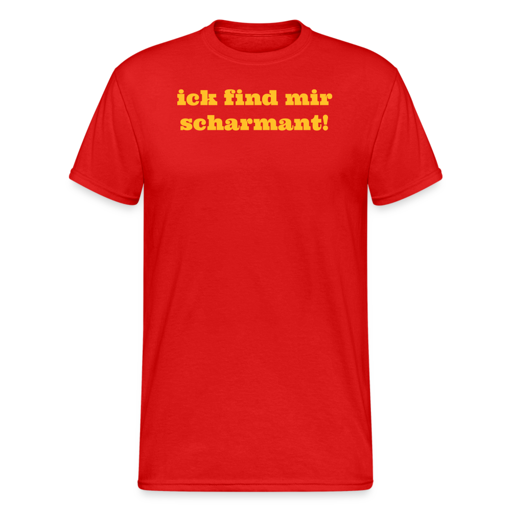 SSW1833 Tshirt ick find mir scharmant! - Rot