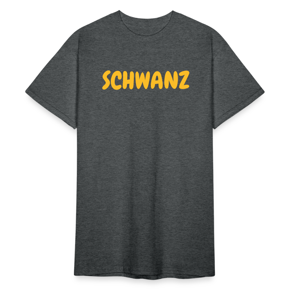 SSW1835 Tshirt SCHWANZ! - Dunkelgrau meliert