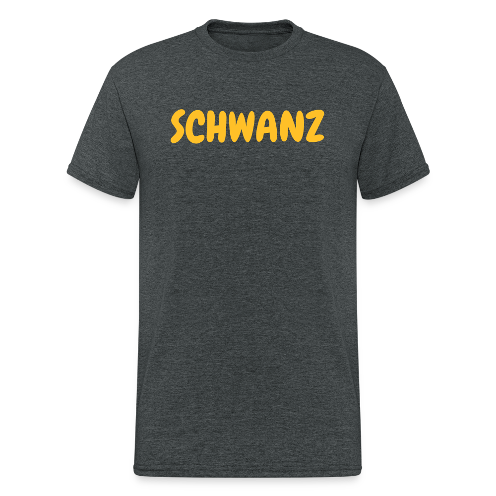 SSW1835 Tshirt SCHWANZ! - Dunkelgrau meliert