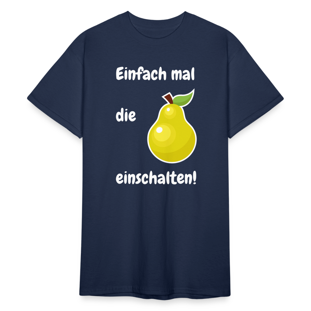 SSW1838 Tshirt Einfach mal  die   Birne einschalten! - Navy
